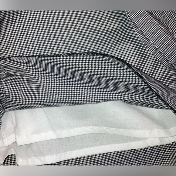 FP Movement Free People NWT Black Side Wrap Houndstooth Print Skort L - Picture 4 of 16